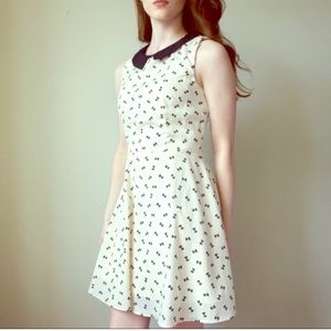 📺 NWT Peter Pan Collar One Clothing Dress Sz L